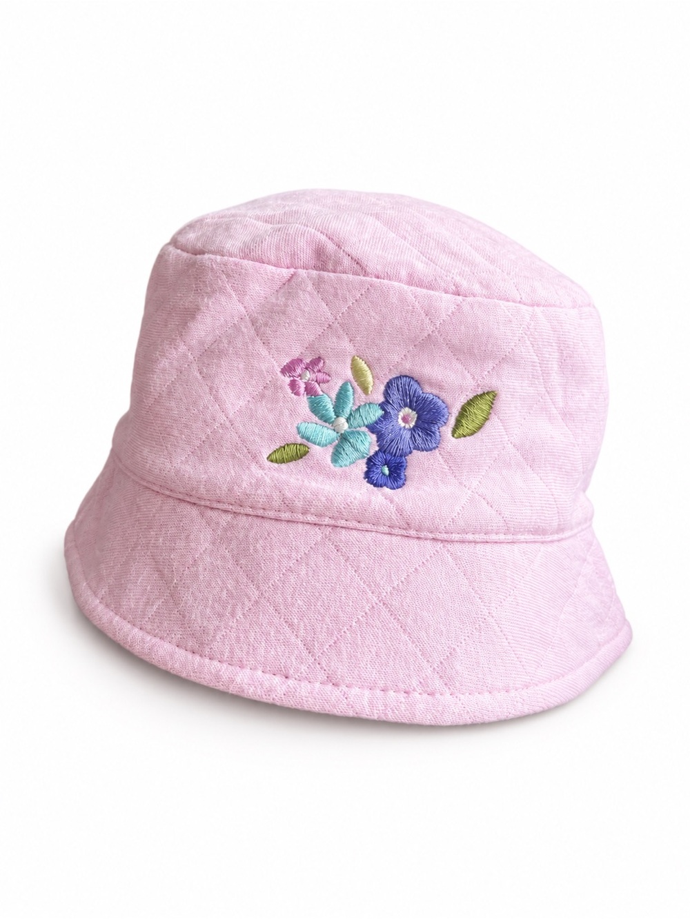 Vintage 2001 Gymboree Baby Girl Pink Floral Hat 0-6 Months